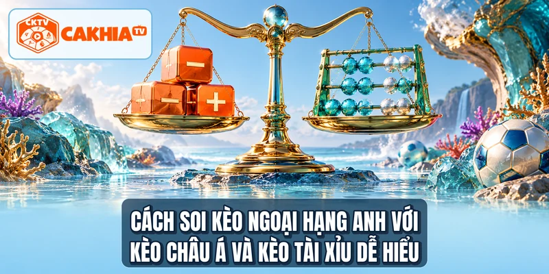 Cách soi kèo Ngoại Hạng Anh với kèo châu Á và kèo tài xỉu dễ hiểu