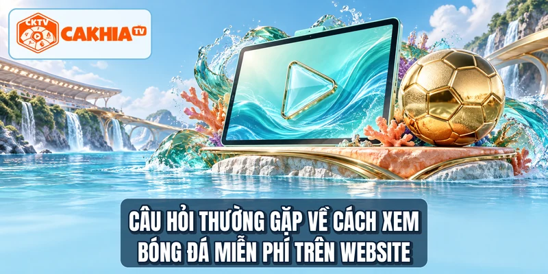 Câu hỏi thường gặp về cách xem bóng đá miễn phí trên website