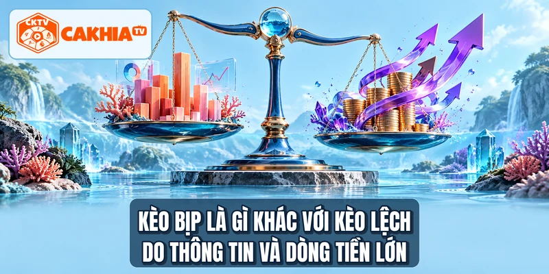 Kèo bịp là gì khác với kèo lệch do thông tin và dòng tiền lớn