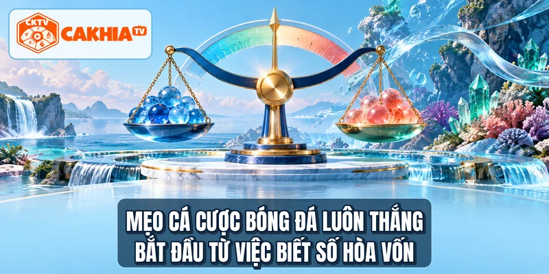 Mẹo cá cược bóng đá luôn thắng bắt đầu từ việc biết số hòa vốn
