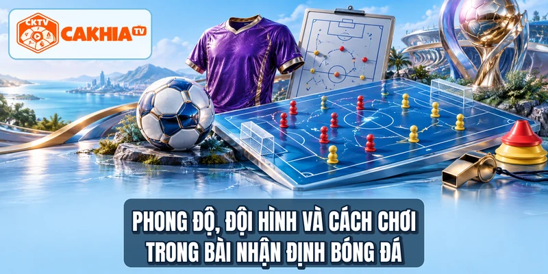 Phong độ, đội hình và cách chơi trong bài nhận định bóng đá
