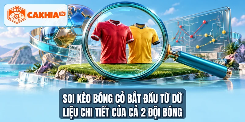 Soi kèo bóng cỏ bắt đầu từ dữ liệu chi tiết của cả 2 đội bóng