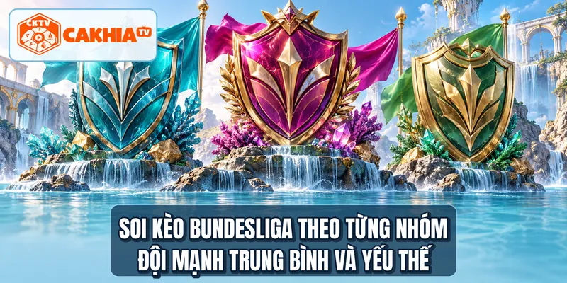 Soi kèo Bundesliga theo từng nhóm đội mạnh trung bình và yếu thế