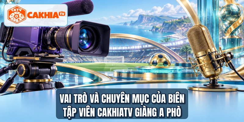 Vai trò và chuyên mục của biên tập viên CAKHIATV Giàng A Phò